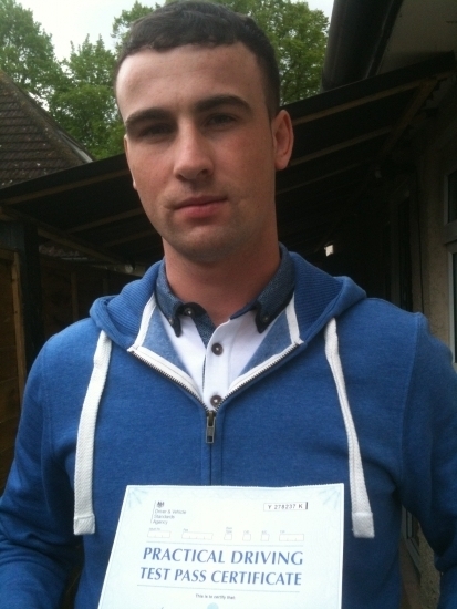 Congratulations Brian on passing Test on 1st attempt Uxbridge