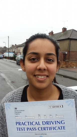 Nargis - Passed! - Slough Jan 2016