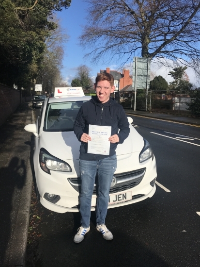 The sun was shining on Dylan in Wrexham today! Passing with only 4 minors. A great drive, you were an absolute pleasure to teach. Safe driving in your Corsa 🚗🚗