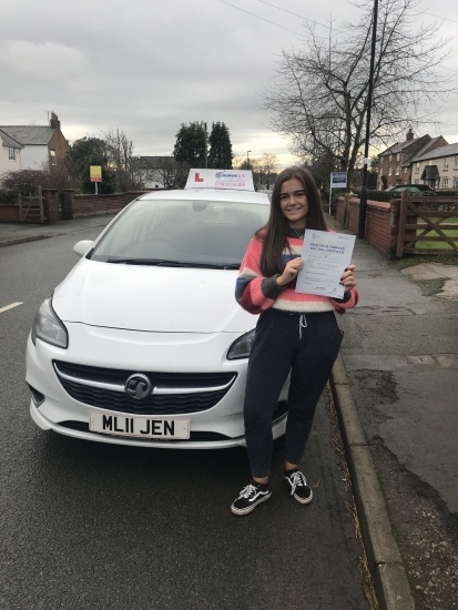 A great drive for Carys yesterday passing the new style driving test in Wrexham with 7 minors. Safe driving in your Clio 🚗