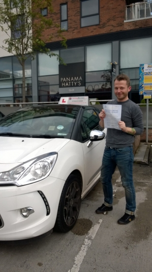 Passed first time with jenny Burwell Driving School