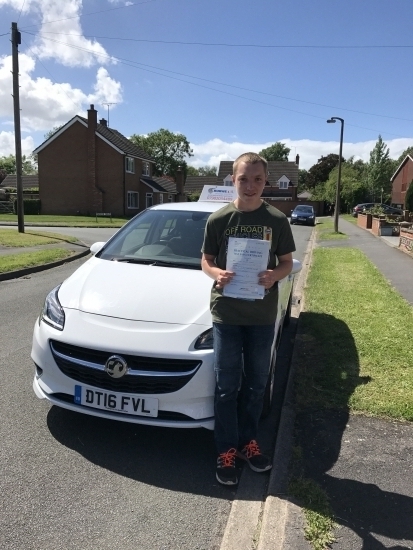 Well done Andrew passed with 7 minor faults Happy car hunting