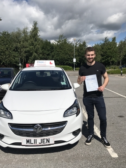 2 passes in 2 days this time James Well done passing in Wrexham this morning Genuinely so pleased for you and relieved as your theory expires tomorrow