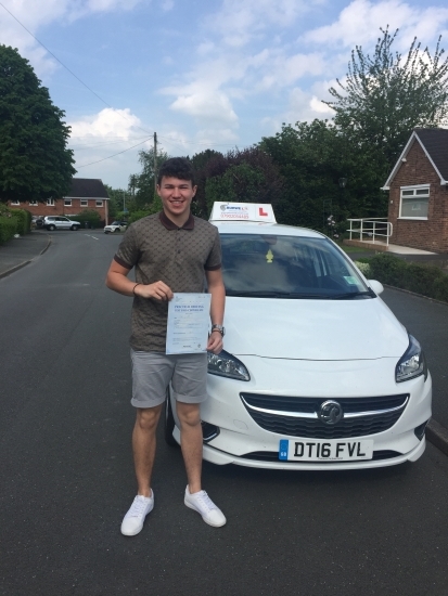 Well done Tom enjoy driving your Corsa