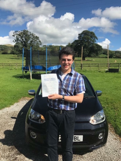 Well done to Max who passed his test first time this morning in Wrexham with only 2 minors. A fantastic drive in your own car.