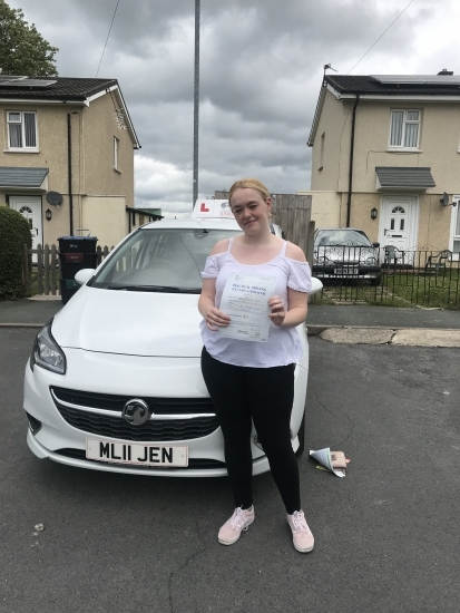 A great first time pass for Leah in Wrexham this morning with 7 minors. I’m sure the examiners are glad the flower bed is still intact 🙈. You’ve been a pleasure to teach, happy and safe driving 🚗