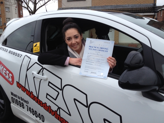 I passed first time thanks to Eamon who is a brilliant instructor I gained a lot of confidence and he made every driving lesson relaxing I would definitely recommend KESS driving