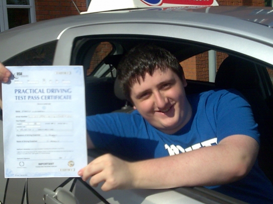 I had a brilliant drive and passed with ease with only two minors