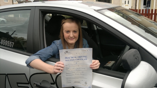 Susie did a really good drive and easily deserved to pass first time