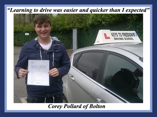 Driving school Bolton review.
