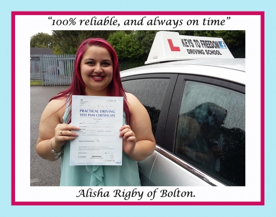 Driving school Bolton review.