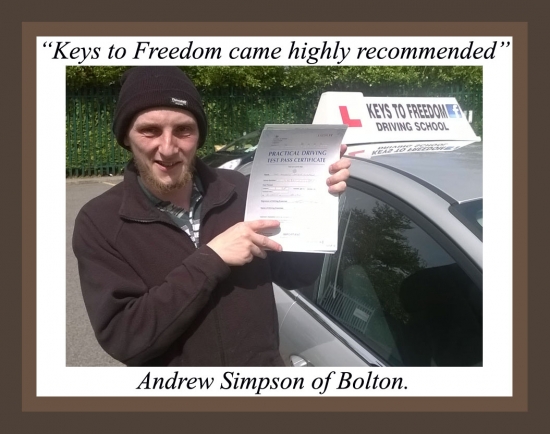 Driving lessons Bolton review