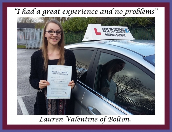 Driving school Bolton review.