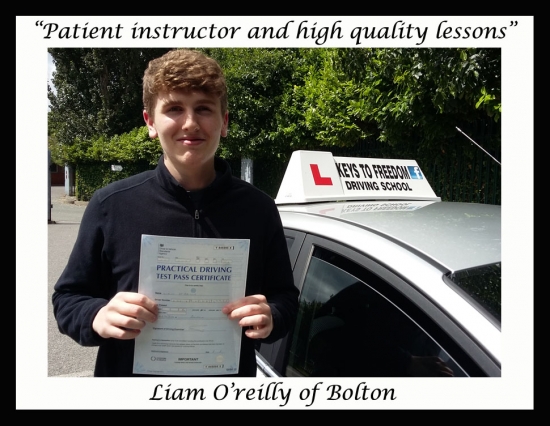 Driving school Bolton review.