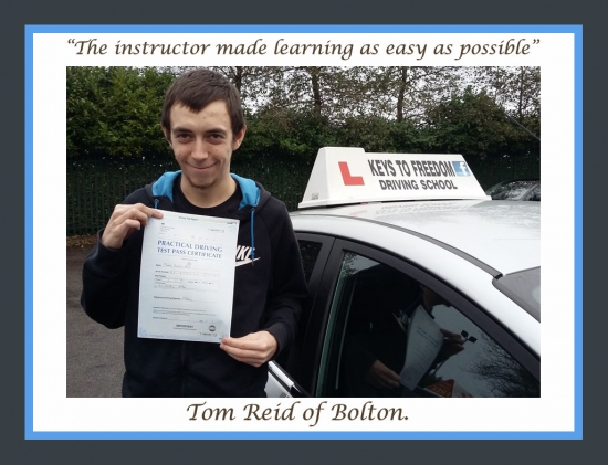 Driving school Bolton review.