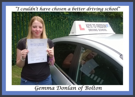 Driving school Bolton review.