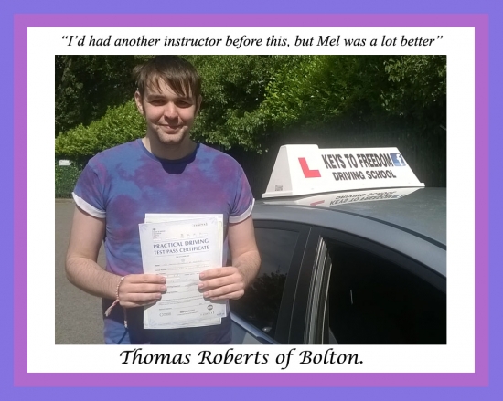 Driving school Bolton review.