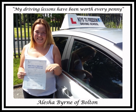 Driving school Bolton review.