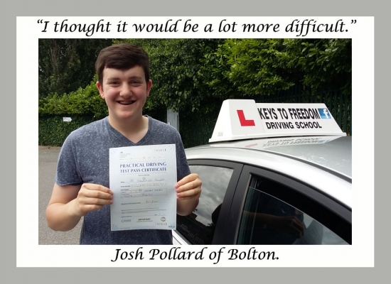 Driving school Bolton review.