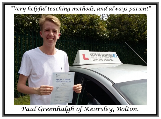 Driving School Bolton review.