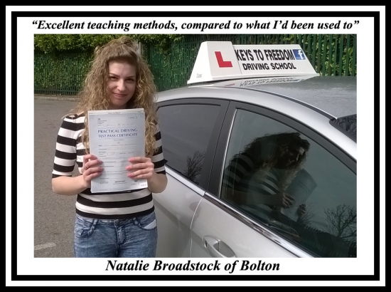 Driving school Bolton review.