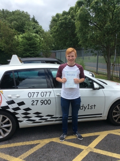 Congratulations to Matthew on passing his driving test at bolton test centre 1st time<br />
wish you all the best with your college exams and many miles of safe driving