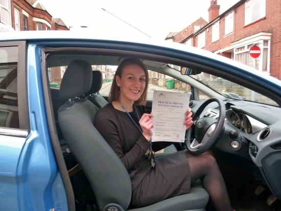 I really enjoyed learning to drive with Launders Driving School Lessons are well paced and flexible which allowed me to gain confidence in my driving whilst covering all the key areas needed to pass the driving test Tracy is a great instructor who was always patient and really easy to get a long with which meant I felt well supported whilst learning how to drive<br />
<br />

<br />
<br />
I have already recommend