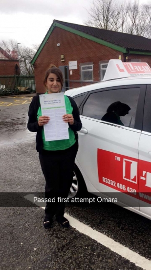 Congratulations to OMARA passing her driving test with L-Team driving school for the first time!! #passed#driving#learner #manchester#drivinglessons #help #learning #cars Call us know to get booked in on 0161 610 0079<br />
<br />
PASSED IN APRIL 2018