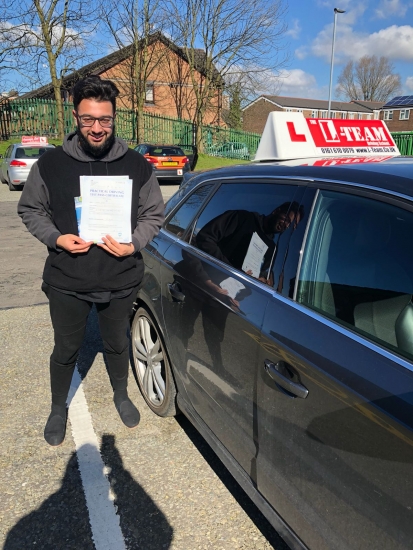 Congratulations to Waqas passing his driving test with L-Team driving school for the first time!! #passed#driving#learner🏆 #manchester#drivinglessons #help #learning #cars Call us know to get booked in on 0333 240<br />
<br />
<br />
PASS IN APRIL 2018