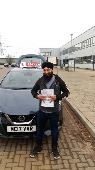 Congratulations to Sanmeet passing his driving test with L-Team driving school for the first time!! #passed#driving#learner🏆 #manchester#drivinglessons #help #learning #cars Call us know to get booked in on 0333 240 6430<br />
<br />
PASS IN APRIL 2018