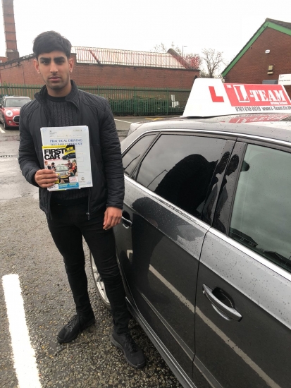 Congratulations to Awaes passing his driving test with L-Team driving school for the first time!! #passed#driving#learner🏆 #manchester#drivinglessons #help #learning #cars Call us know to get booked in on 0333 240 6430<br />
<br />
PASS IN APRIL 2018