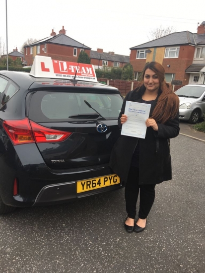 Congratulations to Mushira passing her driving test with L-Team driving school for the first time!! #passed#driving#learner🏆 #manchester#drivinglessons #help #learning #cars Call us know to get booked in on 0333 240 6430<br />
<br />
PASS IN APRIL 2018