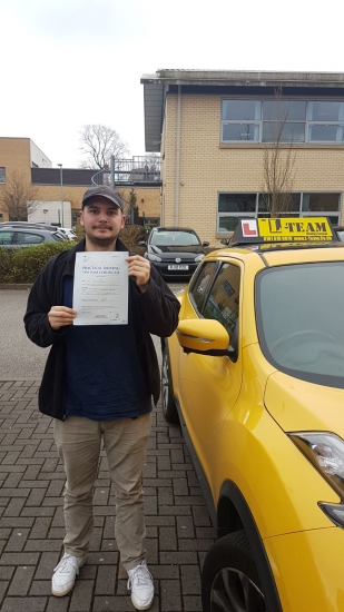 Congratulations to Miro passing his driving test with <br />
L-Team driving school for the first time!! #passed#driving#learner🏆 #manchester#drivinglessons #help #learning #cars Call us know to get booked in on 0333 240 6430<br />
<br />
PASS IN APRIL 2018