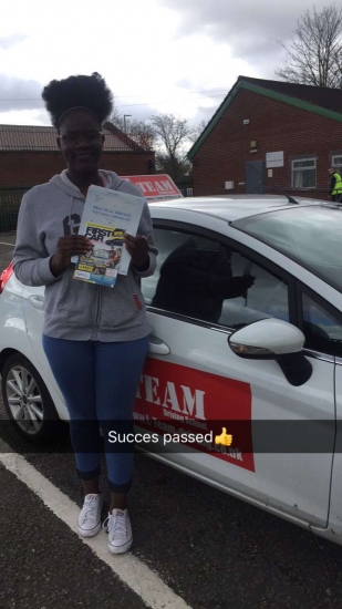 Congratulations to Succes passing her driving test with L-Team driving school for the first time!! #passed#driving#learner🏆 #manchester#drivinglessons #help #learning #cars Call us know to get booked in on 0333 240 6430<br />
<br />
PASS IN APRIL 2018