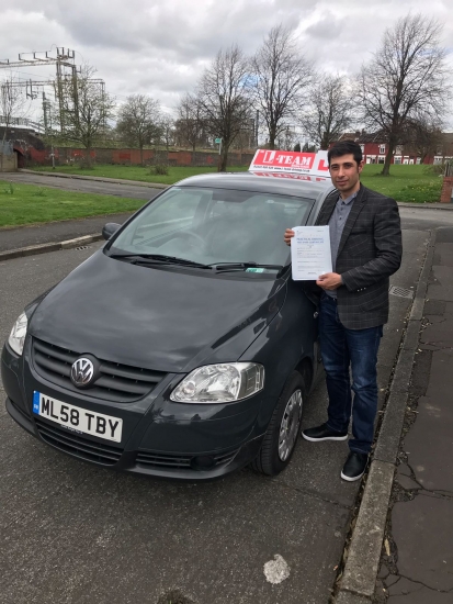 Congratulations to Jamshid passing his driving test with L-Team driving school for the first time!! #passed#driving#learner🏆 #manchester#drivinglessons #help #learning #cars Call us know to get booked in on 0333 240 6430<br />
<br />
PASS IN APRIL 2018