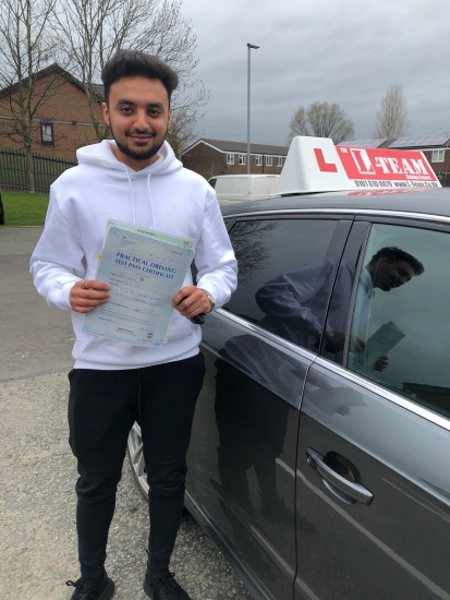 Congratulations to Hani passing his driving test with <br />
L-Team driving school for the first time!! #passed#driving#learner🏆 #manchester#drivinglessons #help #learning #cars Call us know to get booked in on 0333 240 6430<br />
<br />
PASS IN APRIL 2018