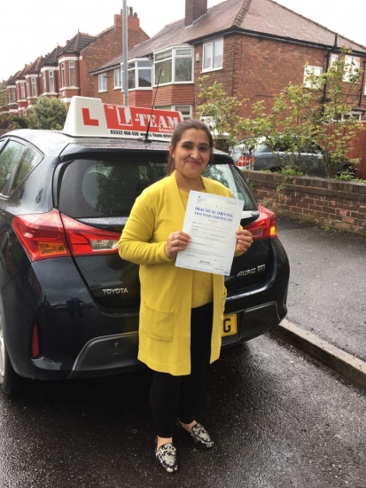 Congratulations to Mubashra passing her driving test with L-Team driving school for the first time!! #passed#driving#learner🏆 #manchester#drivinglessons #help #learning #cars Call us know to get booked in on 0333 240 6430<br />
<br />
<br />
PASS IN APRIL 2018