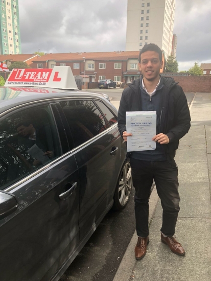 Congratulations to Kareem passing his driving test with L-Team driving school for the first time!! #passed#driving#learner🏆 #manchester#drivinglessons #help #learning #cars Call us know to get booked in on 0333 240 6430<br />
<br />
<br />
PASS IN APRIL 2018