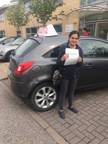 Congratulations to Maria passing her driving test with <br />
L-Team driving school for the first time!! #passed#driving#learner🏆 #manchester#drivinglessons #help #learning #cars Call us know to get booked in on 0333 240 6430<br />
<br />
<br />
PASSED MAY 2018🏆