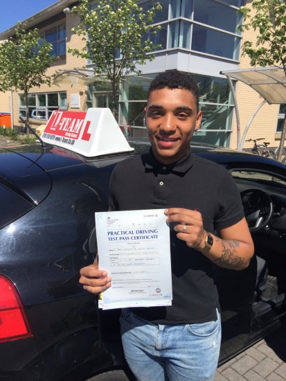 Congratulations to Santos passing his driving test with <br />
L-Team driving school for the first time!! #passed#driving#learner🏆 #manchester#drivinglessons #help #learning #cars Call us know to get booked in on 0333 240 6430<br />
<br />
<br />
PASSED MAY 2018🏆
