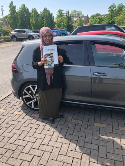 Congratulations to Maryam passing her driving test with <br />
L-Team driving school for the first time!! #passed#driving#learner🏆 #manchester#drivinglessons #help #learning #cars Call us know to get booked in on 0333 240 6430<br />
<br />
<br />
PASSED MAY 2018🏆