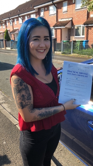 Congratulations to Regan passing her driving test with <br />
L-Team driving school for the first time!! #passed#driving#learner🏆 #manchester#drivinglessons #help #learning #cars Call us know to get booked in on 0333 240 6430<br />
<br />
<br />
PASSED MAY 2018🏆