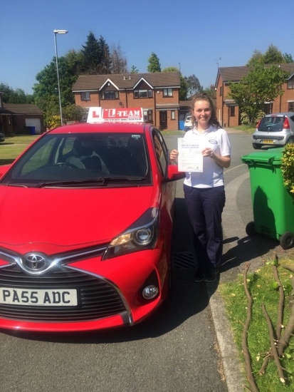 Congratulations to Lucy passing her driving test with <br />
L-Team driving school for the first time!! #passed#driving#learner🏆 #manchester#drivinglessons #help #learning #cars Call us know to get booked in on 0333 240 6430<br />
<br />
<br />
PASSED MAY 2018🏆