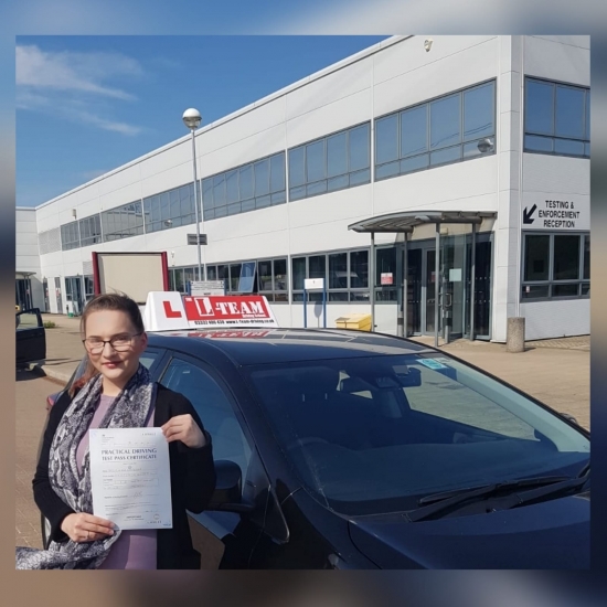 Congratulations to Klaudia passing her driving test with <br />
L-Team driving school for the first time!! #passed#driving#learner🏆 #manchester#drivinglessons #help #learning #cars Call us know to get booked in on 0333 240 6430<br />
<br />
<br />
PASSED MAY 2018🏆