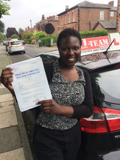 Congratulations to Memouna passing her driving test with <br />
L-Team driving school for the first time!! #passed#driving#learner🏆 #manchester#drivinglessons #help #learning #cars Call us know to get booked in on 0333 240 6430<br />
<br />
<br />
PASSED MAY 2018🏆