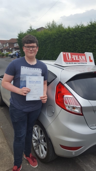 Congratulations to Max passing his driving test with <br />
L-Team driving school for the first time!! #passed#driving#learner🏆 #manchester#drivinglessons #help #learning #cars Call us know to get booked in on 0333 240 6430<br />
<br />
<br />
PASSED MAY 2018🏆