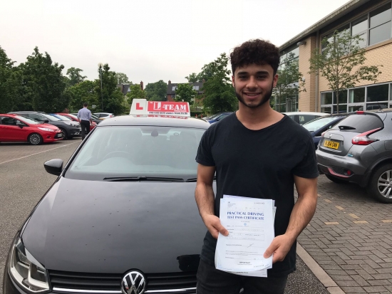 Congratulations to Mohamed passing his driving test with <br />
L-Team driving school for the first time!! #passed#driving#learner🏆 #manchester#drivinglessons #help #learning #cars Call us know to get booked in on 0333 240 6430<br />
<br />
<br />
PASSED MAY 2018🏆