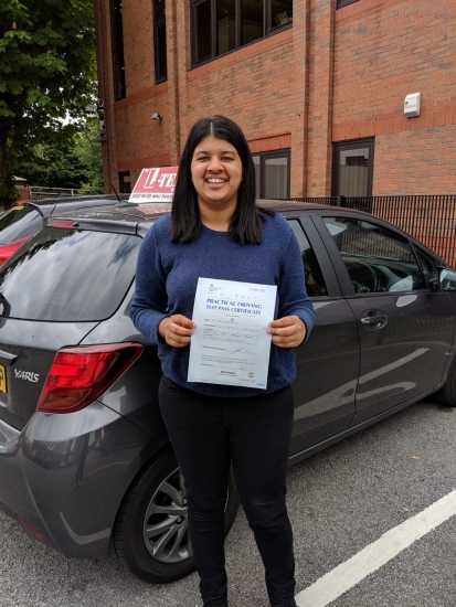 Congratulations to Varuna passing her driving test with <br />
L-Team driving school for the first time!! #passed#driving#learner🏆 #manchester#drivinglessons #help #learning #cars Call us know to get booked in on 0333 240 6430<br />
<br />
<br />
PASSED JUNE  2018🏆
