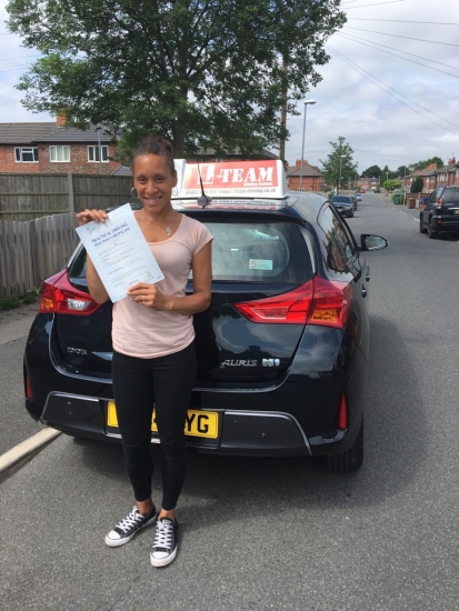 Congratulations to Sobia passing her driving test with L-Team driving school for the first time!! #passed#driving#learner🏆 #manchester#drivinglessons #help #learning #cars Call us now to get booked in on 0333 240 6430<br />
<br />
<br />
PASSED JUNE 2018