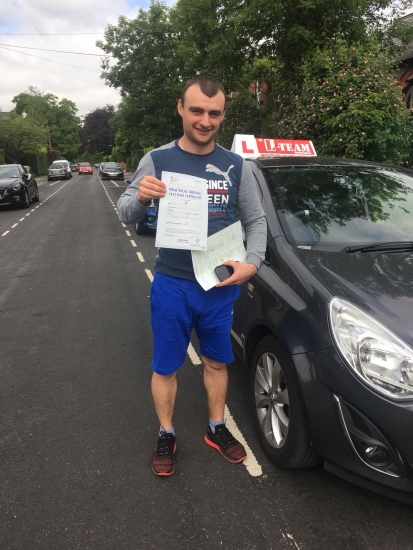 Congratulations to Ion passing his driving test with L-Team driving school for the first time!! #passed#driving#learner🏆 #manchester#drivinglessons #help #learning #cars Call us now to get booked in on 0333 240 6430<br />
<br />
PASSED JUNE 2018🏆